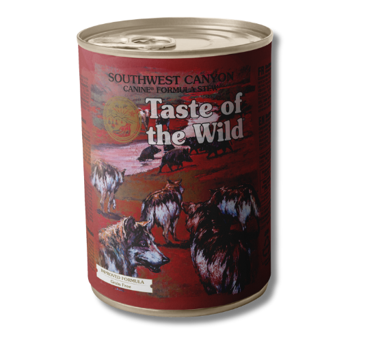 טייסט אוף דה ווילד סאוטווסט לכלבים – בשר בקר טרי ברוטב