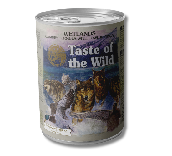 טייסט אוף דה ווילד ווטלנד: אוכל לכלבים – בשר ברווז בר טרי ברוטב